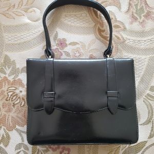 👜Black Leather Vintage Purse